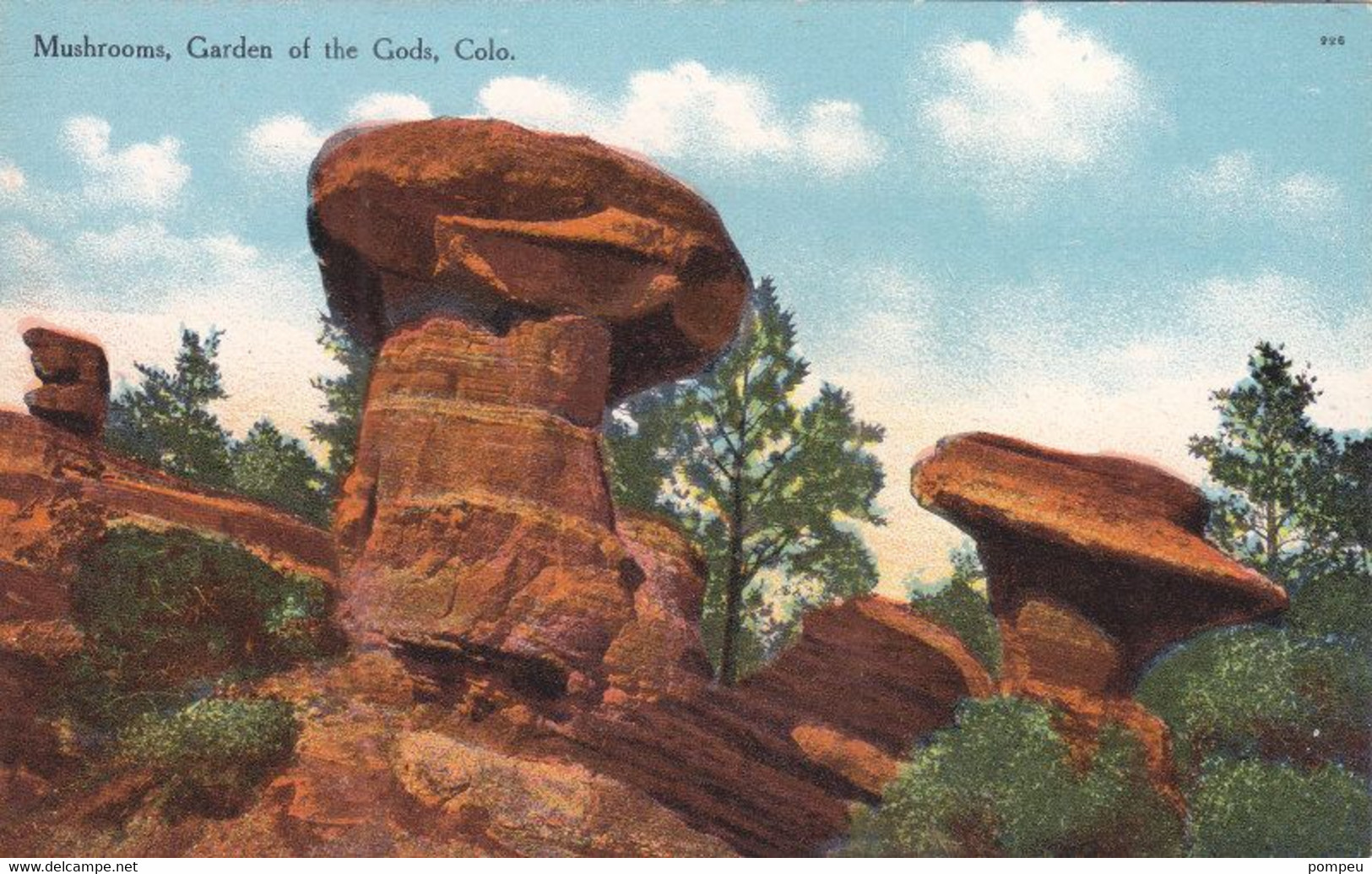 QI - COLORADO SPRINGS - Garden Of The Gods - 4 Cartes  (neuf) - Colorado Springs