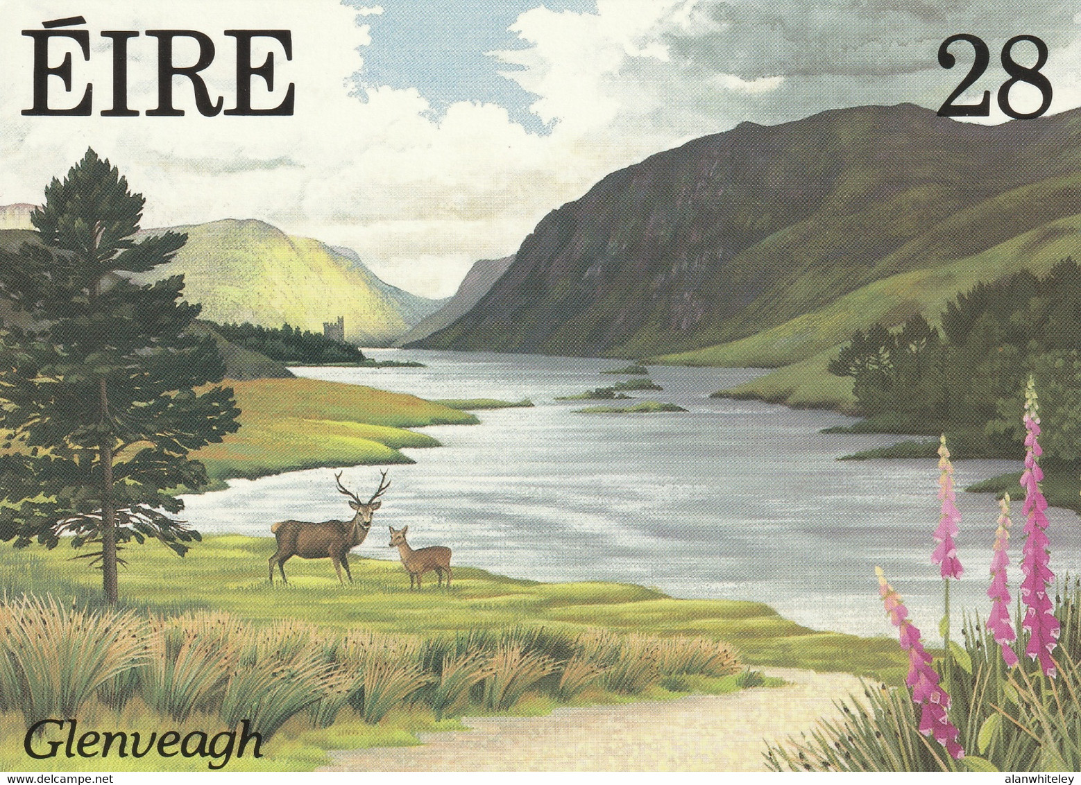 IRELAND 1989 National Parks & Gardens: Set Of 4 Postcards MINT/UNUSED - Postal Stationery