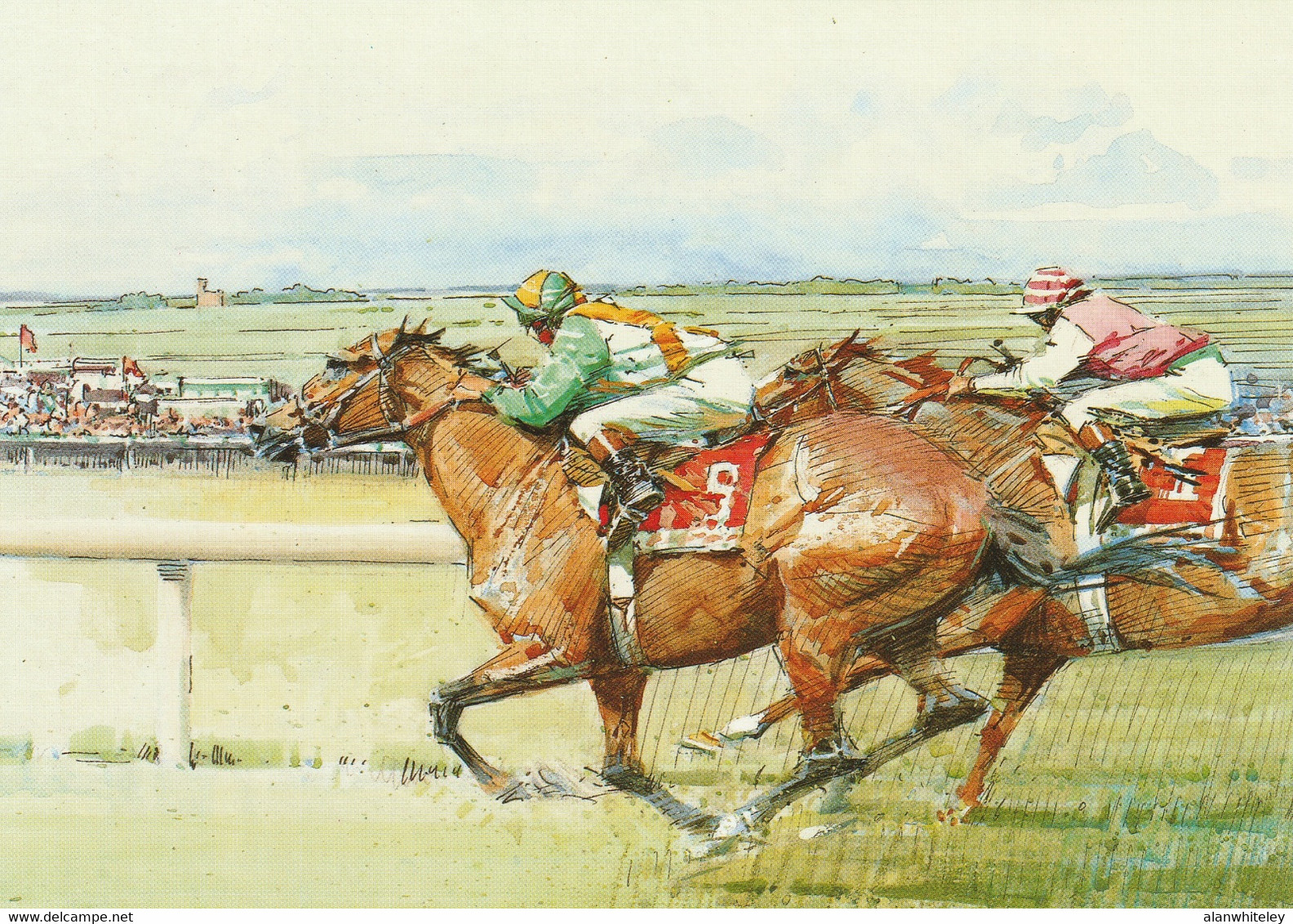 IRELAND 1996 Irish Horse Racing: Set Of 5 Postcards MINT/UNUSED - Enteros Postales