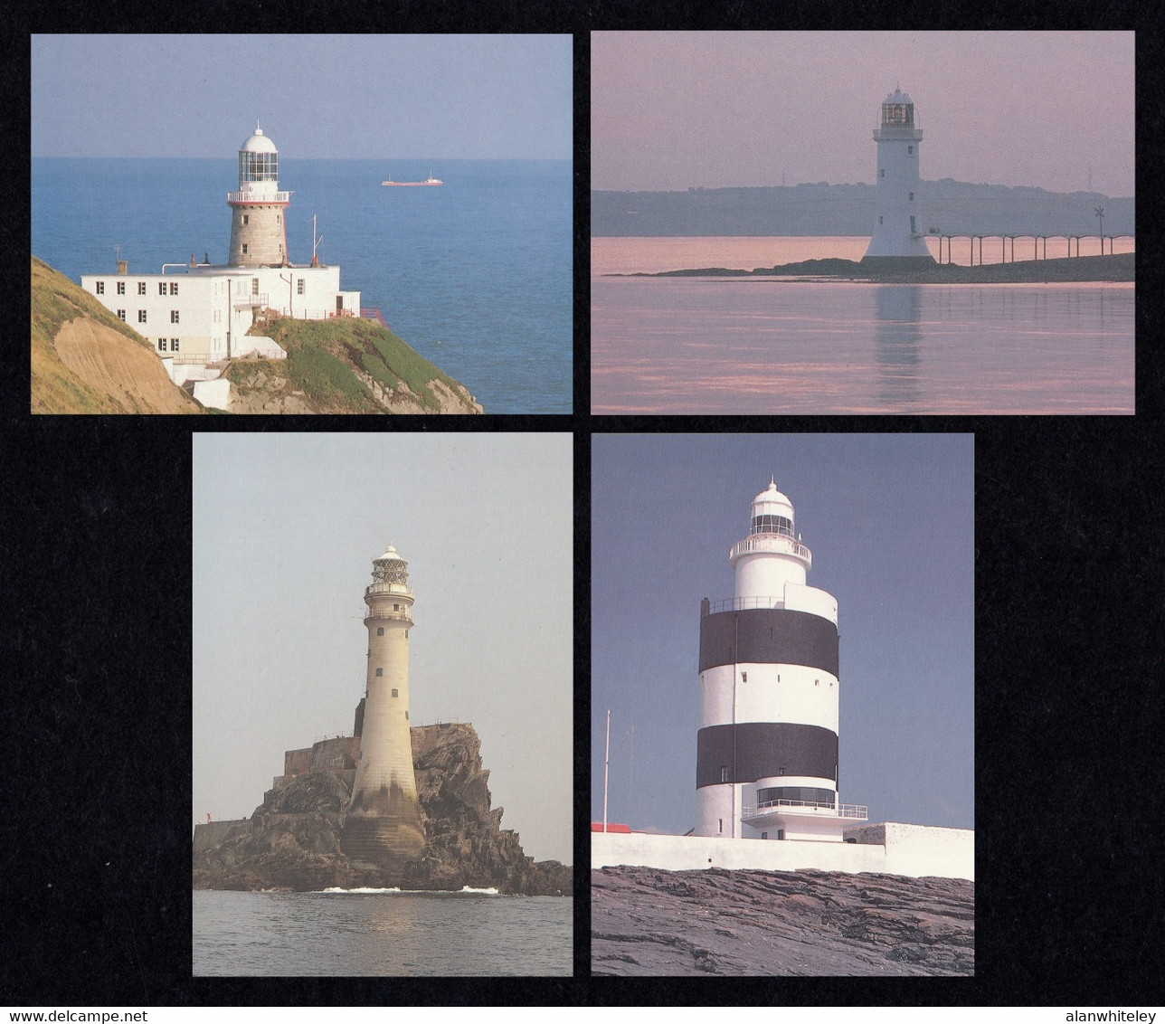 IRELAND 1997 Lighthouses: Set Of 4 Postcards MINT/UNUSED - Enteros Postales