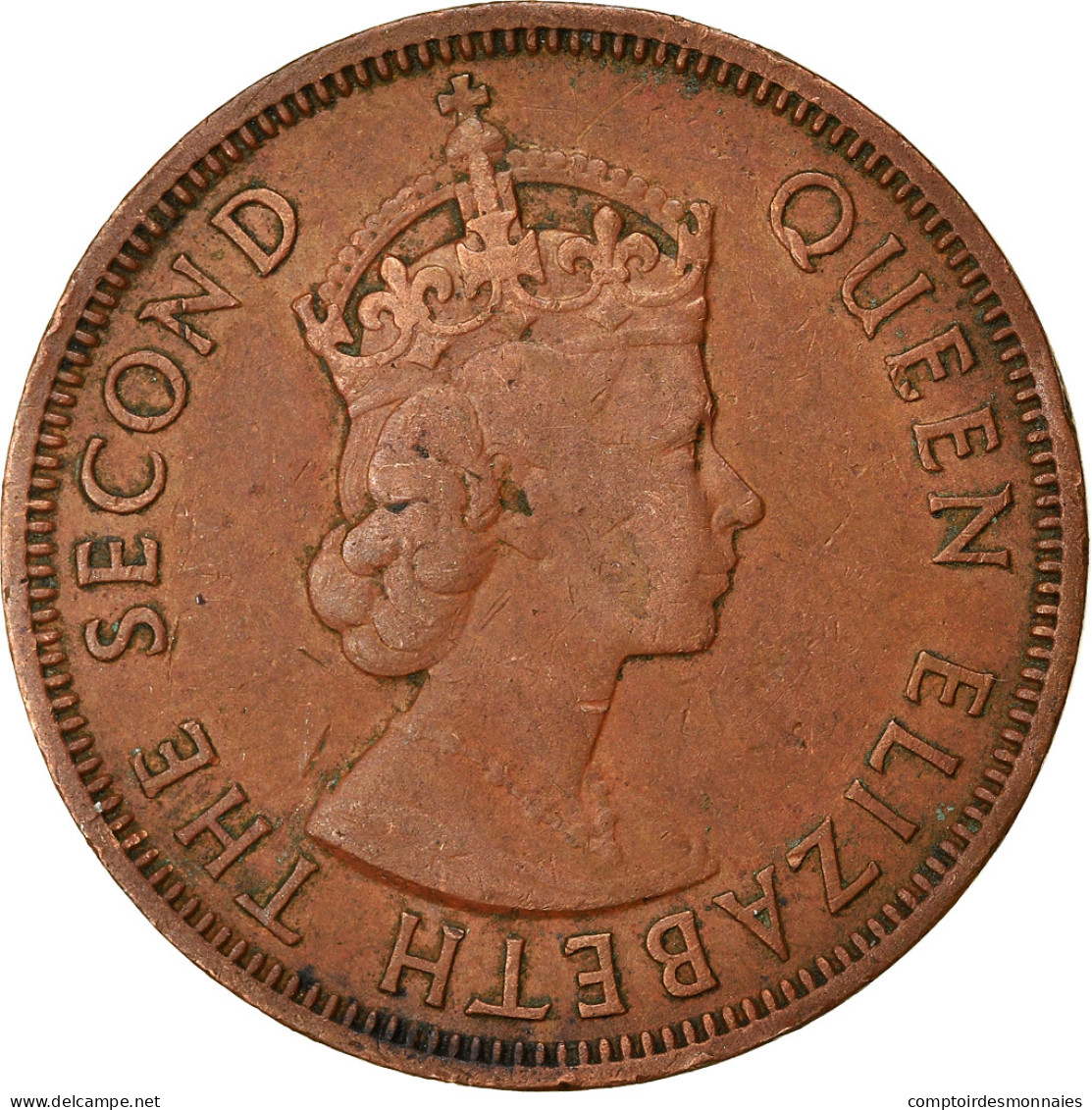 Monnaie, Etats Des Caraibes Orientales, Elizabeth II, Cent, 1962, TTB, Bronze - Britse-karibisher Territorien