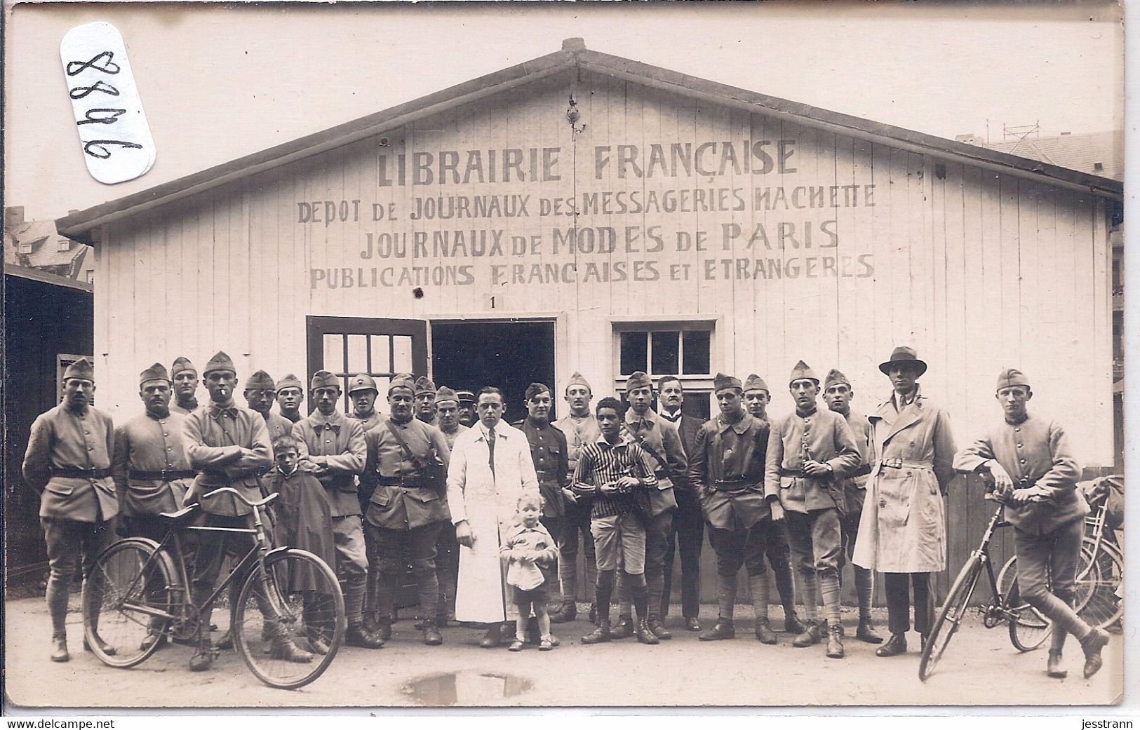 KOBLENZ- CARTE-PHOTO- 1926/27- LIBRAIRIE FRANCAISE- TROUPES FRANCAISES- CIVILS ALLEMANDS - Koblenz