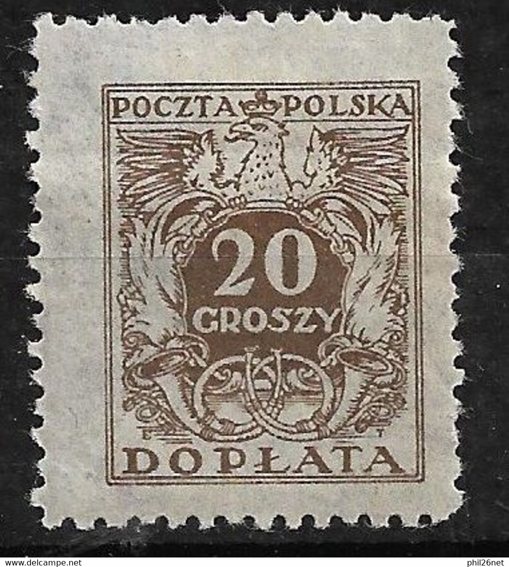 Pologne  Taxe   N° 71      Neuf  * B/ TB   - Portomarken