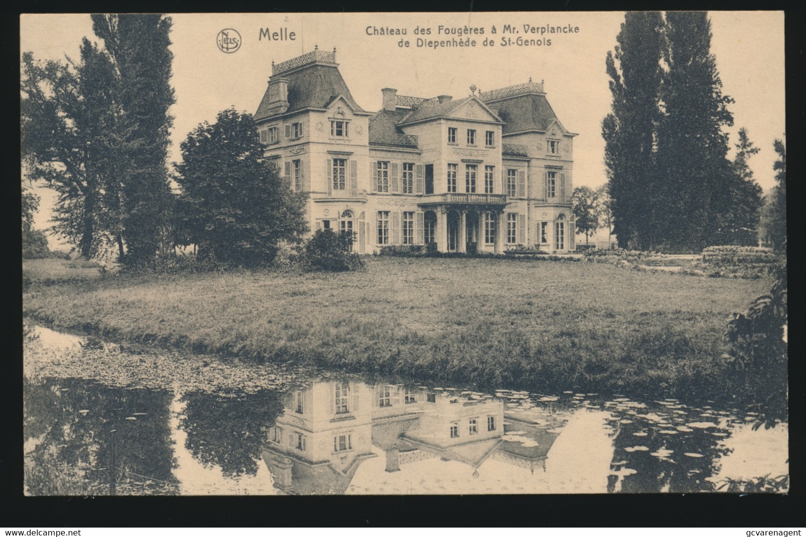 MELLE   CHATEAU DES FOUGERES A Mr VERPLANCKE DE DIEPENHEDE DE ST GENOIS - Melle