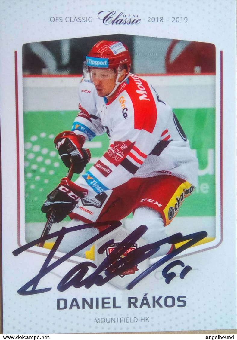 Daniel Rakos ( Ice Hockey Player) - Authographs