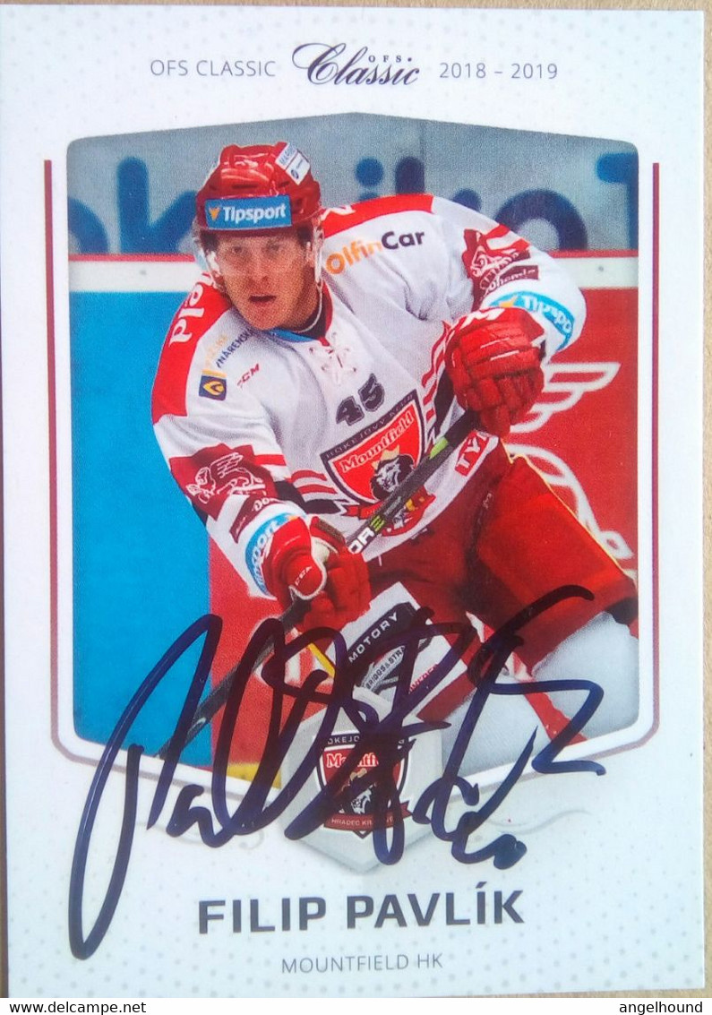 Filip Pavlik ( Ice Hockey Player) - Autogramme