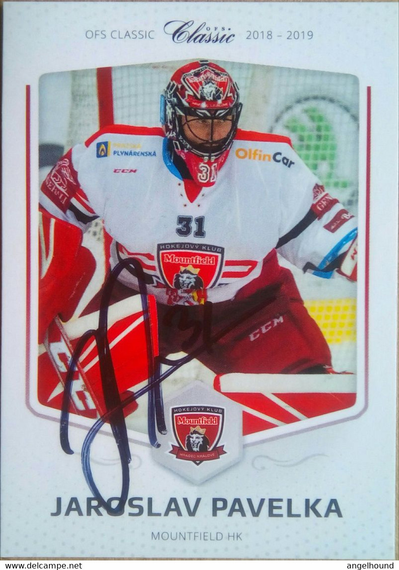 Jaroslav Pavelka ( Ice Hockey Player) - Autógrafos