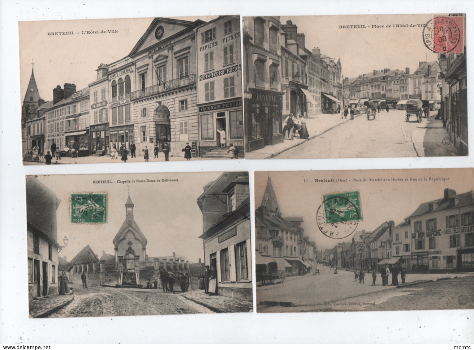 11 Cartes  - Breteuil  -  Oise 60  - - Breteuil