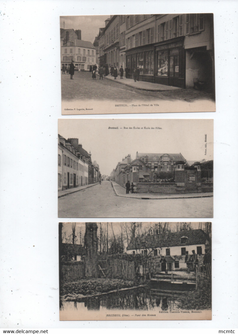 11 Cartes  - Breteuil  -  Oise 60  - - Breteuil