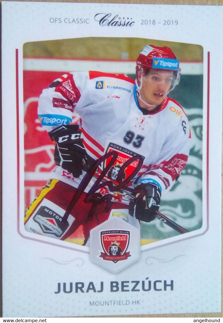 Juraj Bezuch ( Ice Hockey Player) - Authographs