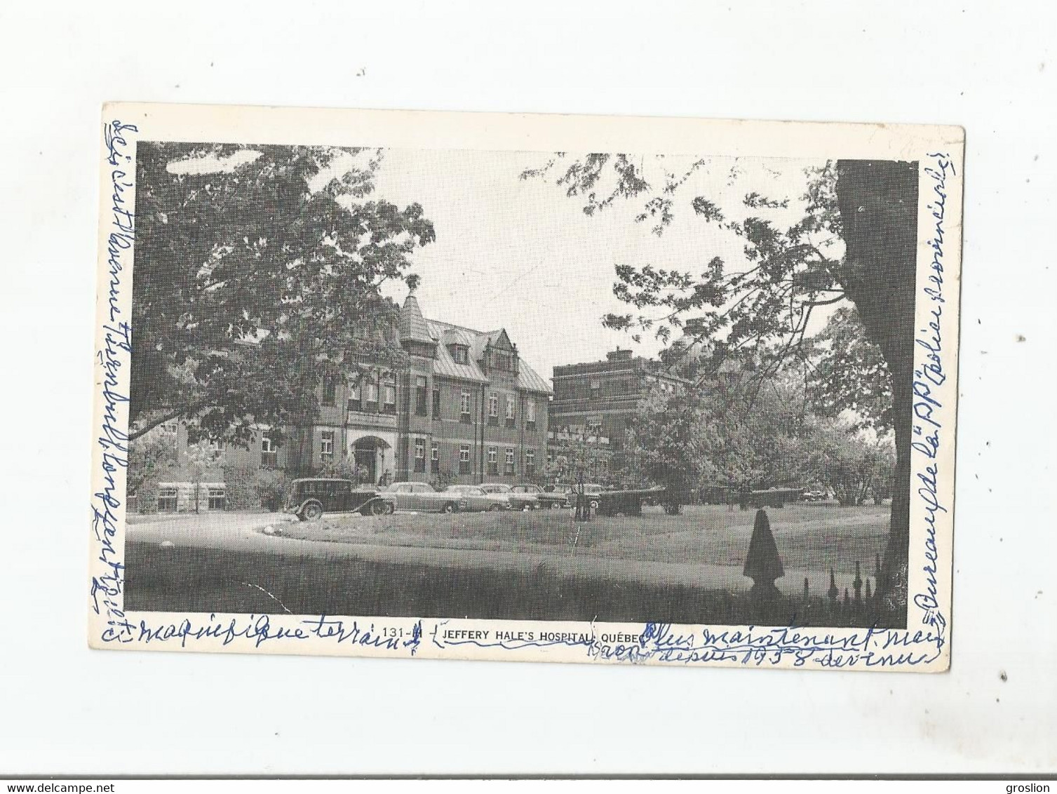 JEFFREY HALE'S HOSPITAL QUEBEC 1931 - Québec - La Cité