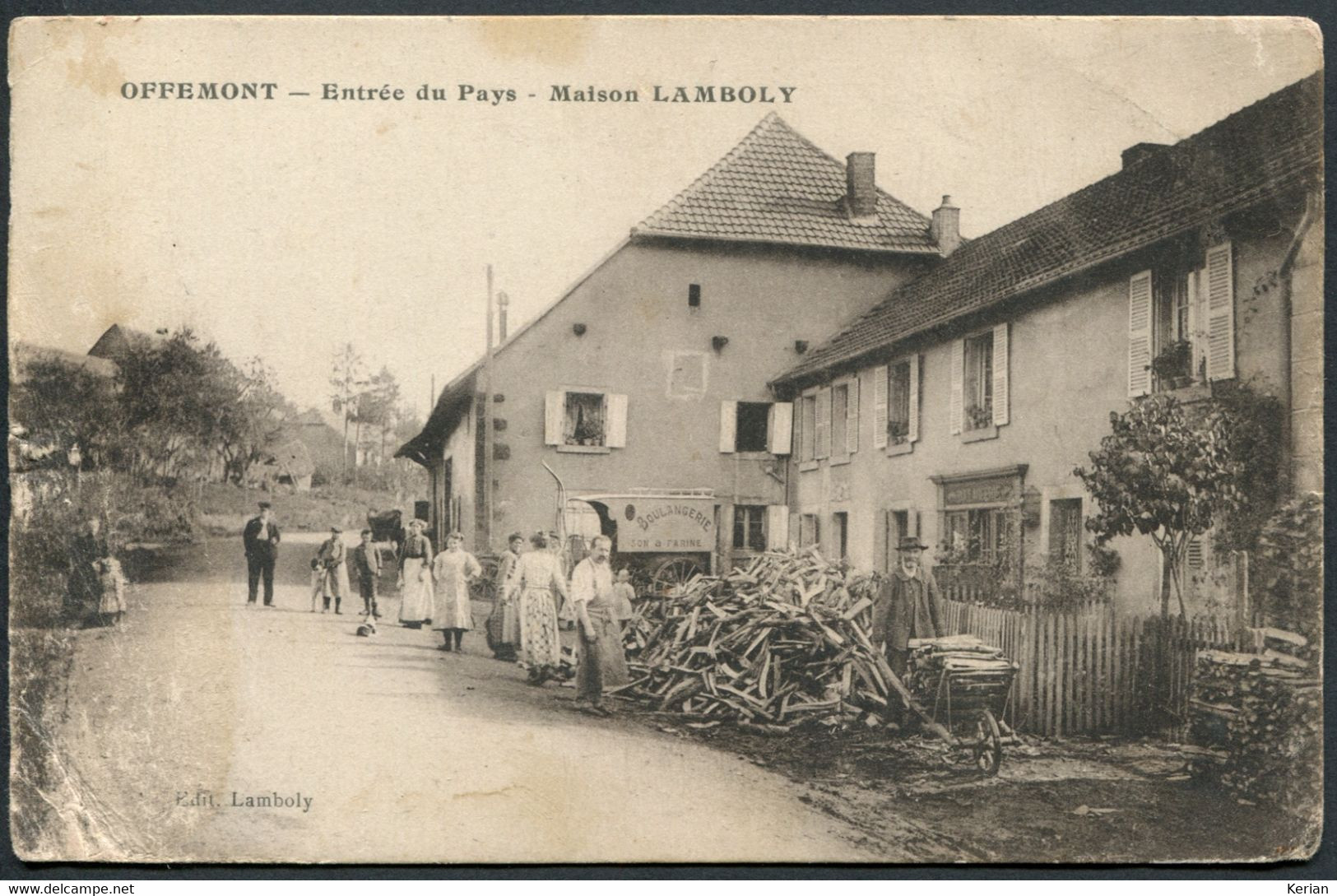 Offemont - Entrée Du Pays - Maison Lamboly - Edit. Lamboly - Phot. C. Lardier - Voir 2 Scans - Offemont