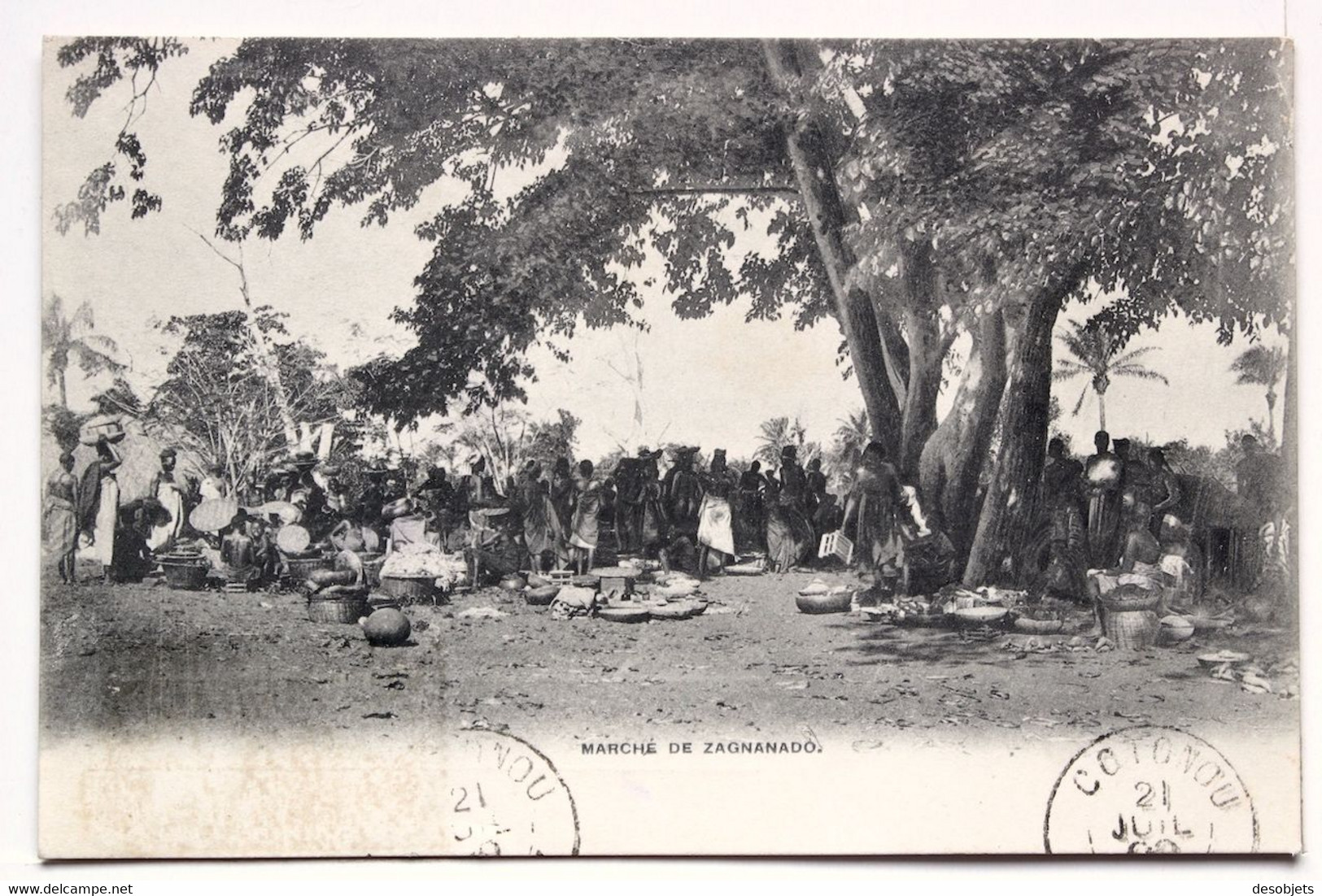 MARCHÉ DE ZAGNANADO - Dahomey