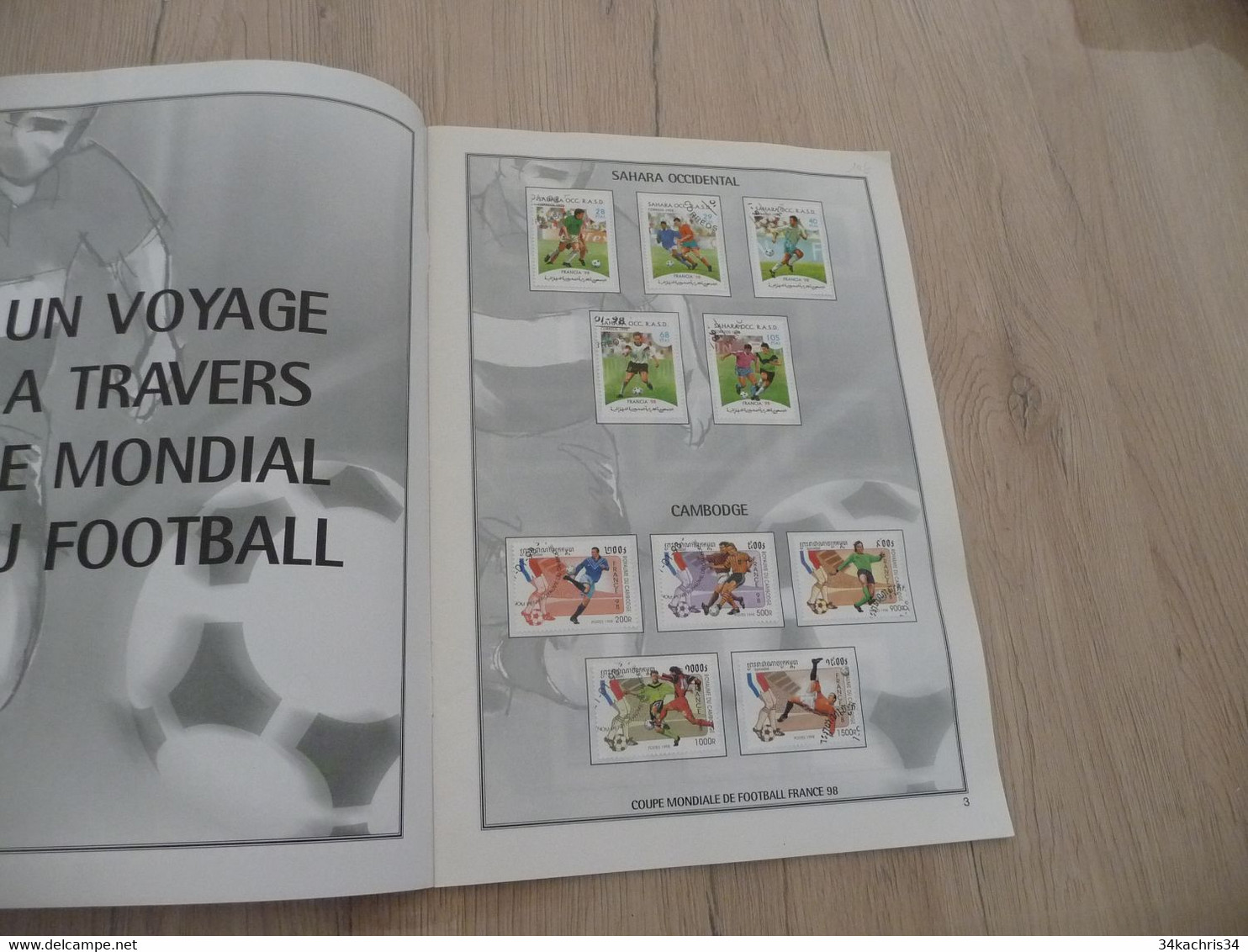 Football Coupe Du Monde  World Cup 1 Cahier Collector 250 TP Oblitérés Usedenvirons - Other & Unclassified