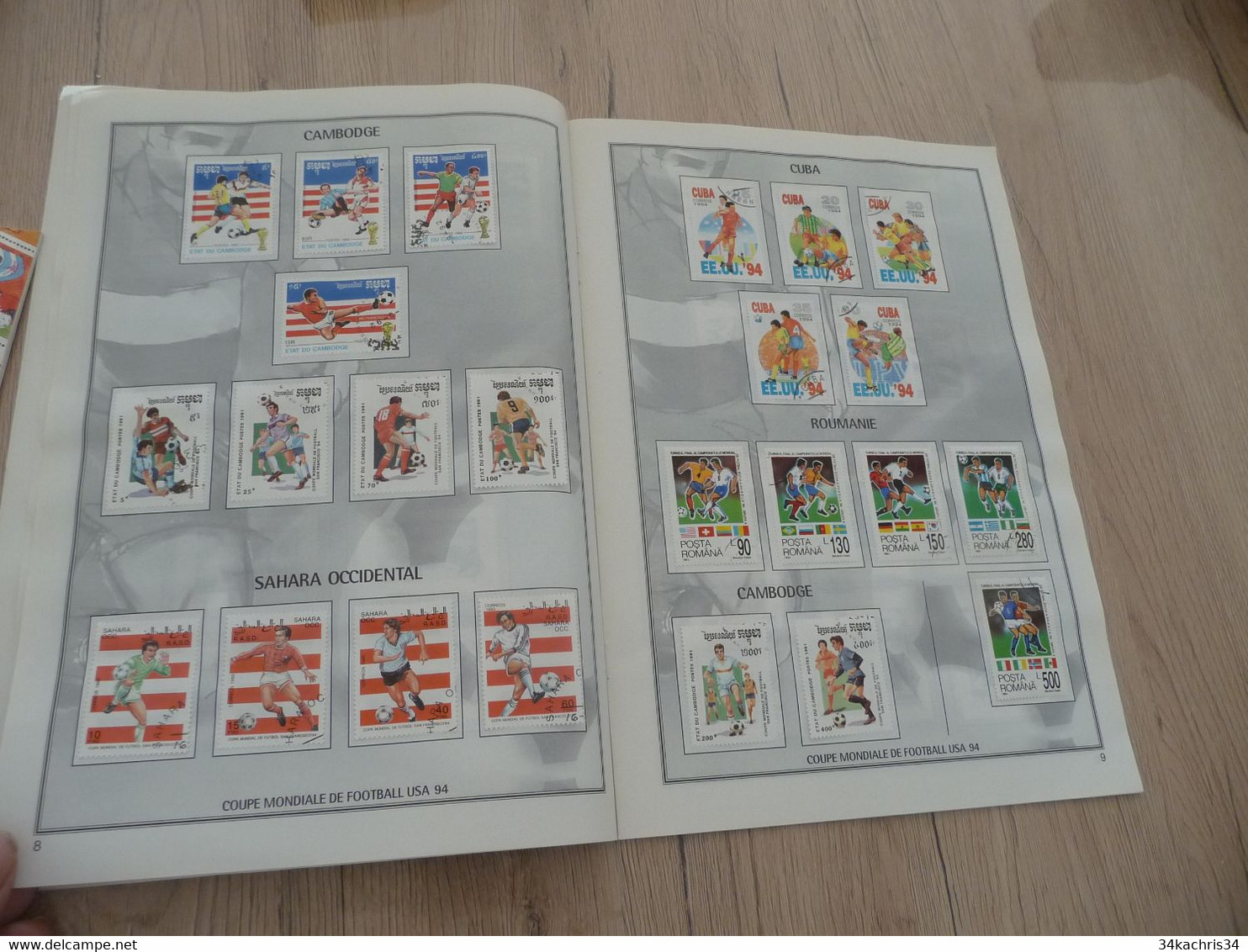 Football Coupe Du Monde  World Cup 1 Cahier Collector 250 TP Oblitérés Usedenvirons - Other & Unclassified