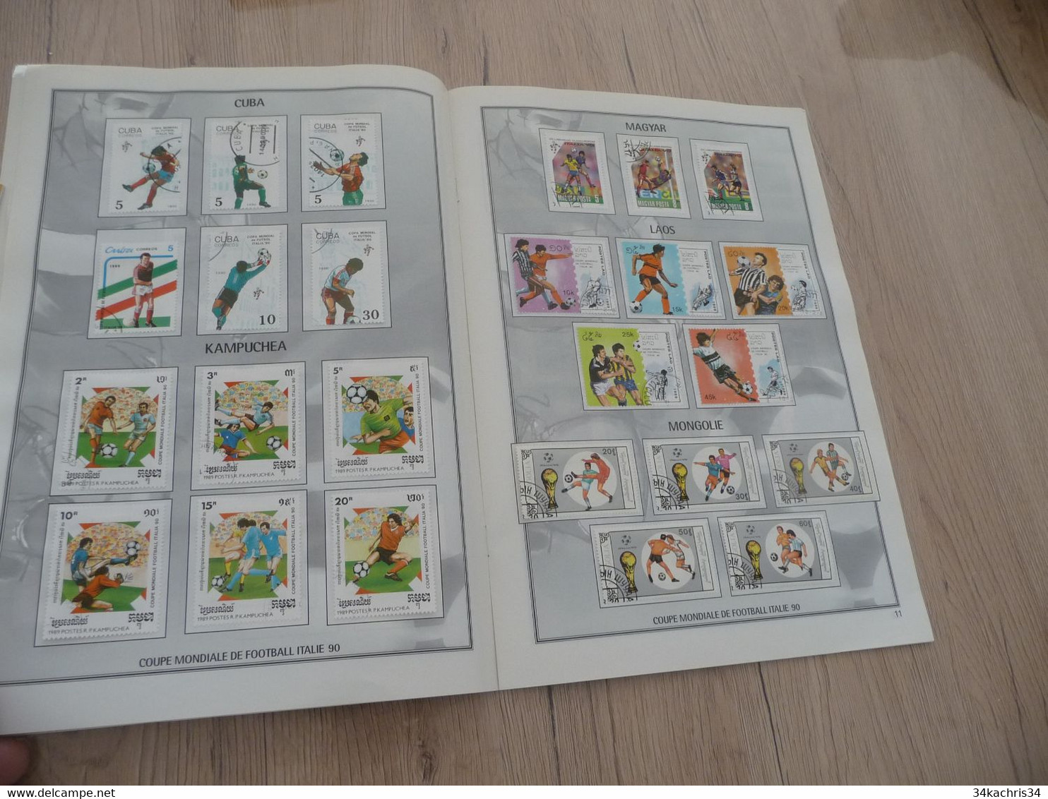 Football Coupe du Monde  World Cup 1 cahier collector 250 TP oblitérés usedenvirons