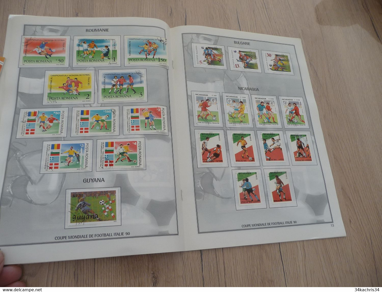 Football Coupe du Monde  World Cup 1 cahier collector 250 TP oblitérés usedenvirons