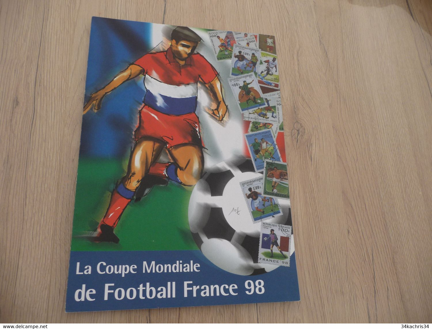 Football Coupe Du Monde  World Cup 1 Cahier Collector 75 TP = 11 Blocs Oblitérés Used Environs Coupe 98 - Other & Unclassified