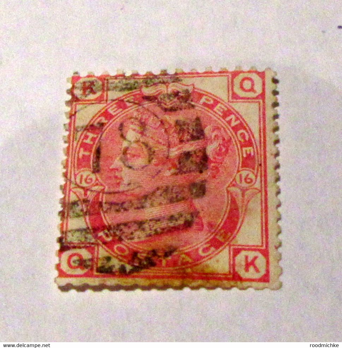 QUEEN VICTORIA SG 143 PLATE 16  USED - Unclassified