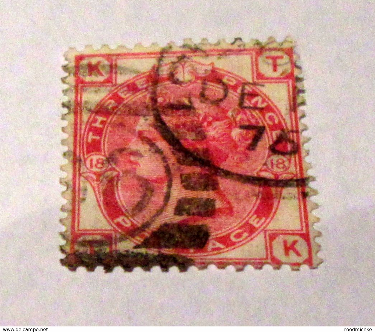 QUEEN VICTORIA SG 143 PLATE 18  USED - Zonder Classificatie