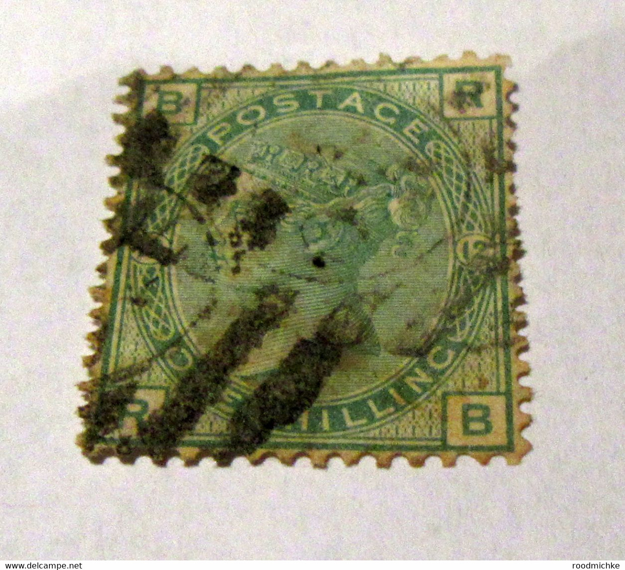 QUEEN VICTORIA SG 150 PLATE 12 USED - Sin Clasificación