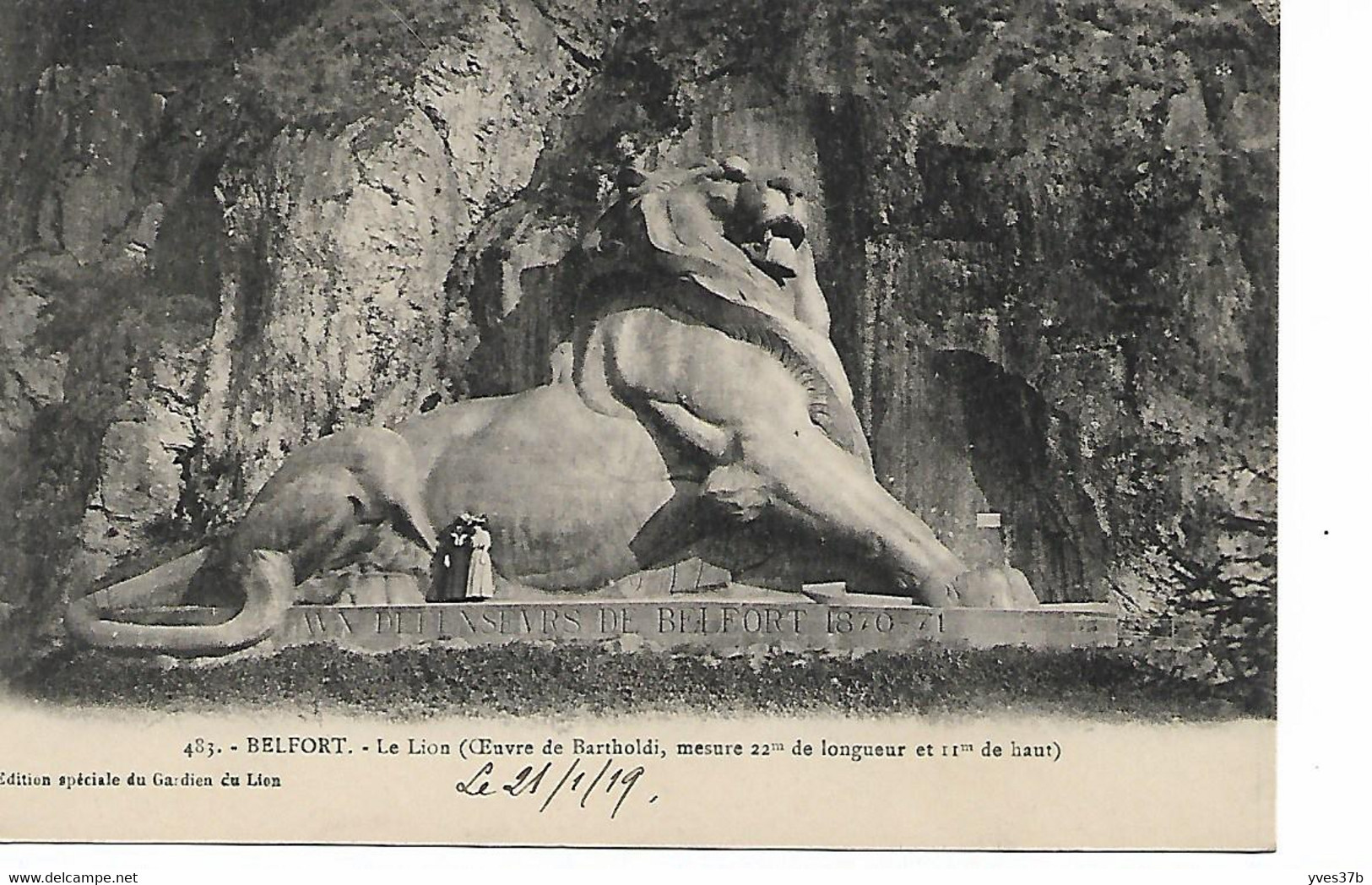 BELFORT - Monument Le Lion - Belfort – Le Lion