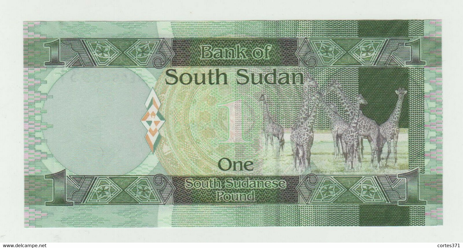 South Sudan 1 Pounds 2011 P-5 UNC - Sudán Del Sur