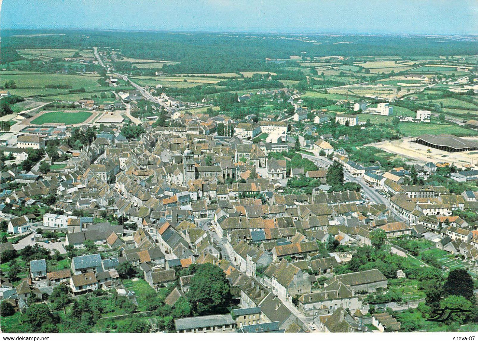 21 - Saulieu - Vue Aérienne - Saulieu