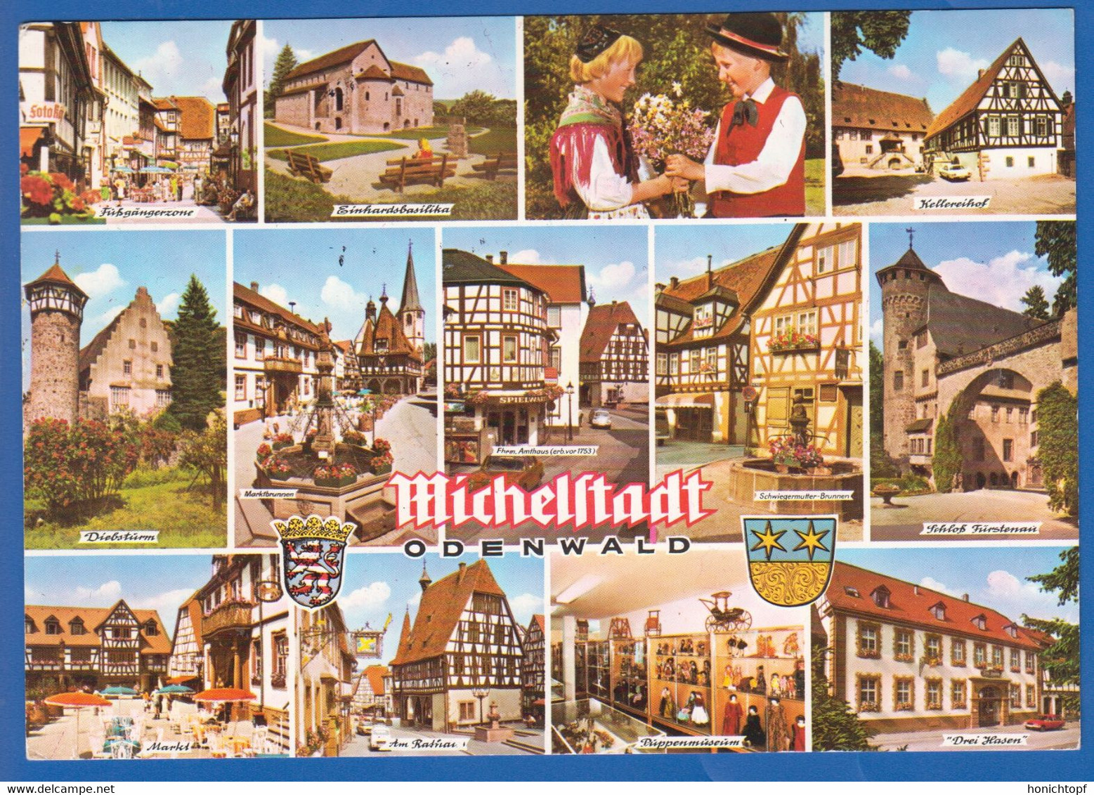 Deutschland; Michelstadt; Multibildkarte - Michelstadt