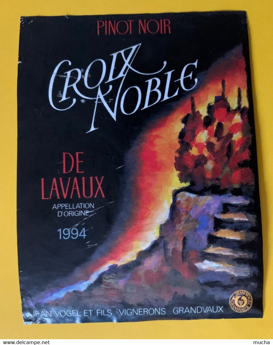 17228 - Pinot Noir Croix Noble De Lavaux 1994 Jean Vogel - Autres & Non Classés