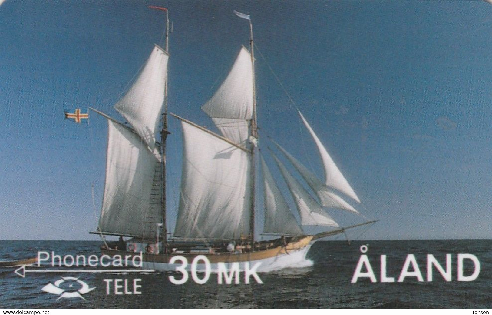 Aland, MD-007,The Galley Albanus, Sailingship, 2 Scans.   20FINC - Aland
