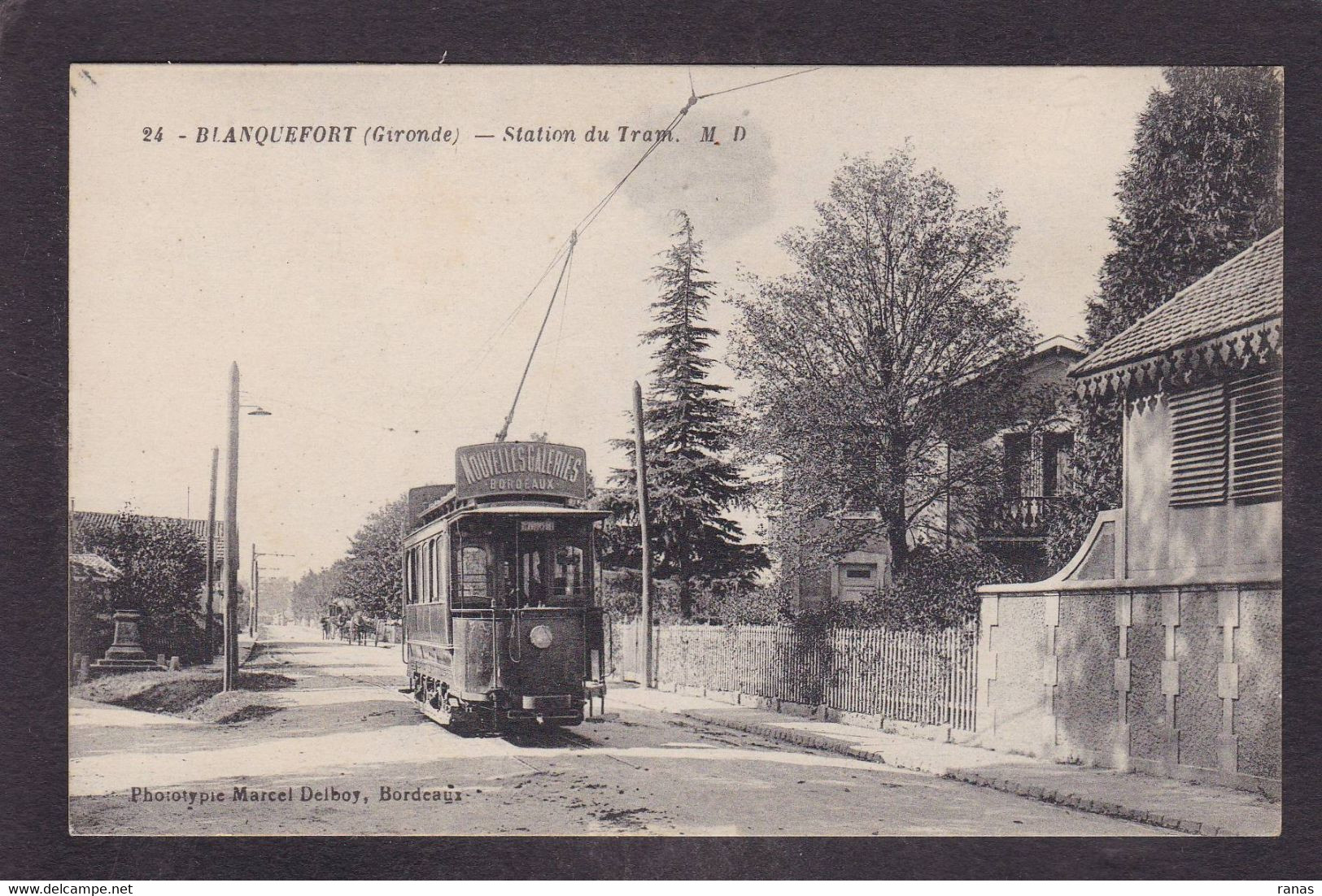 CPA [33] Gironde > Blanquefort Tramway Non Circulé - Blanquefort