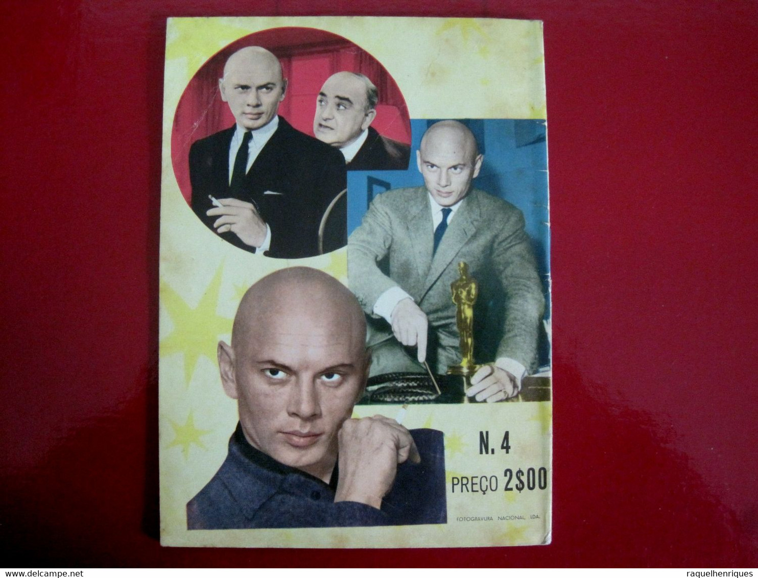 MOVIE STAR STORY AND PHOTOS - YUL BRYNNER - PORTUGAL MAGAZINE - ALBUM DOS ARTISTAS Nº 4 - Revues & Journaux