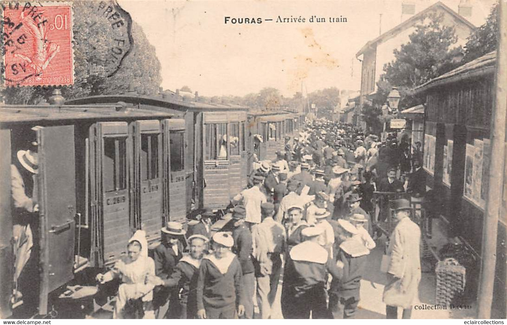 Fouras           17         Arrivée D'un Train       (voir Scan) - Fouras-les-Bains