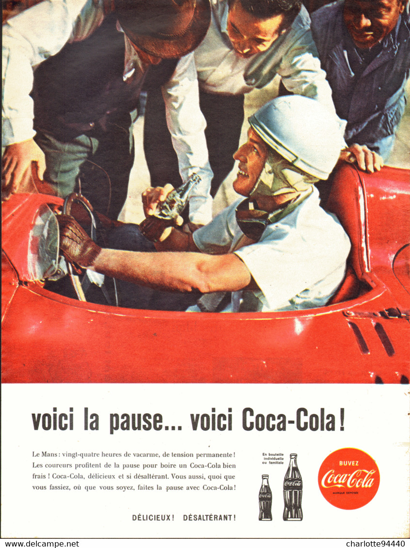 PUB    " COCA COLA  "  1960  ( 23 ) - Poster & Plakate