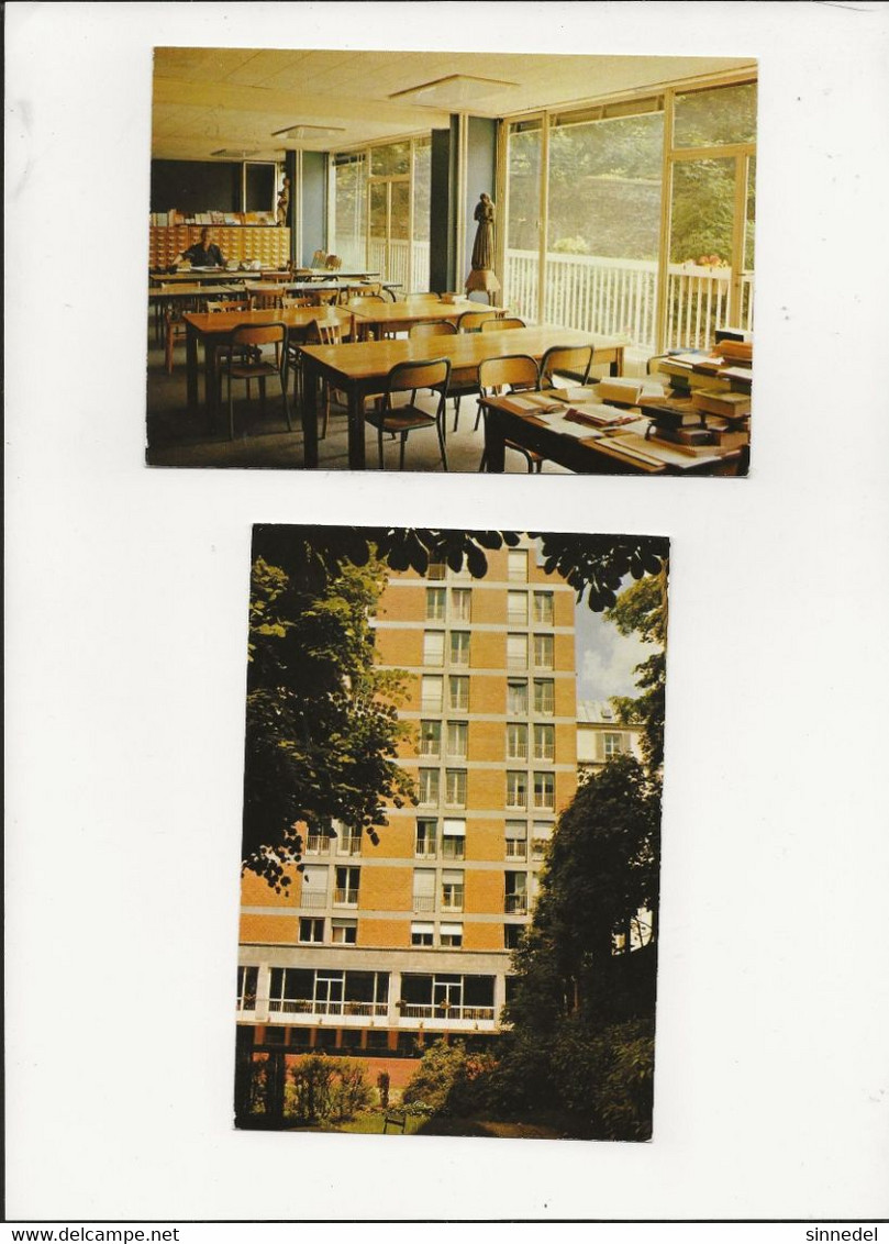 LOT DE 2 CARTES  EDT EUROP MAISON DES REDEMPTORISTES A CIRCULER 1991 - Arrondissement: 14