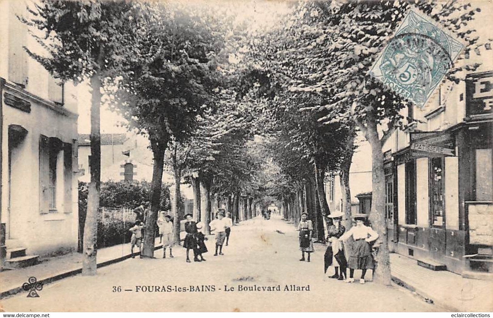 Fouras           17         Ensemble De 5 Cartes Différentes Sur Le Boulevard Allard        (voir Scan) - Fouras-les-Bains