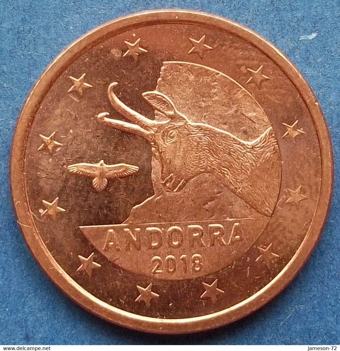 ANDORRA - 5 Euro Cents 2018 "antelope & Eagle" KM# 522 - Edelweiss Coins - Andorre