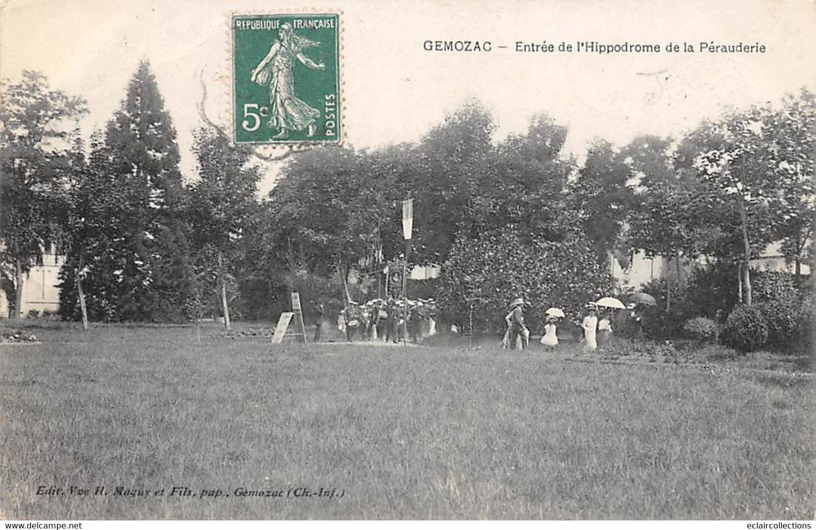 Gémozac          17         Entrée De L'Hippodrome De La Pérauderie         (voir Scan) - Altri & Non Classificati