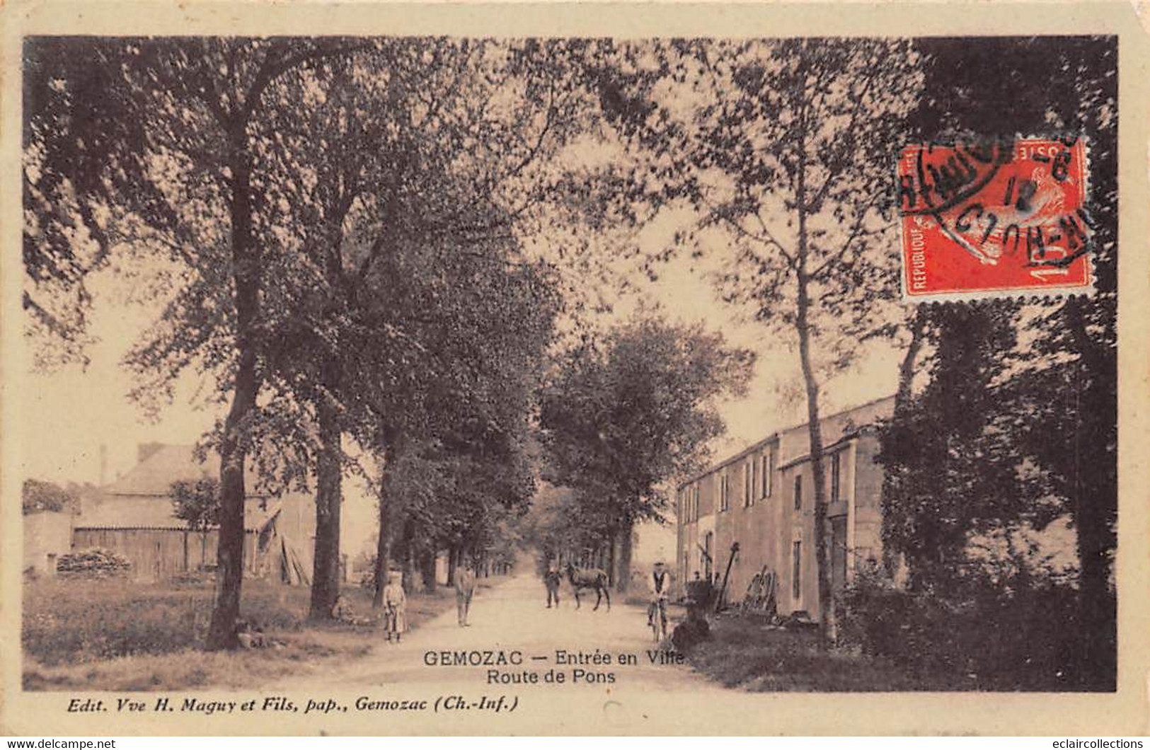 Gémozac          17       Entrée En Ville, Route De Pons        (voir Scan) - Sonstige & Ohne Zuordnung