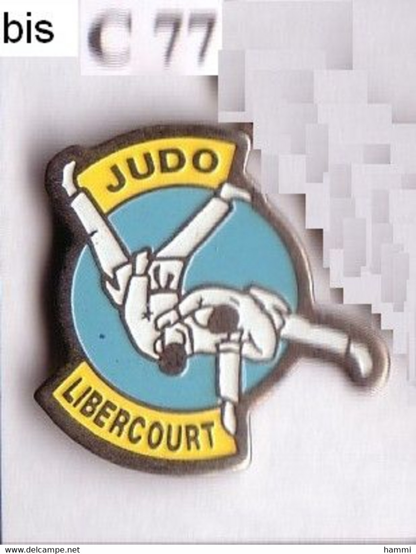 C77 Pin's JUDO LIBERCOURT Pas De Calais  Achat Immédiat - Judo