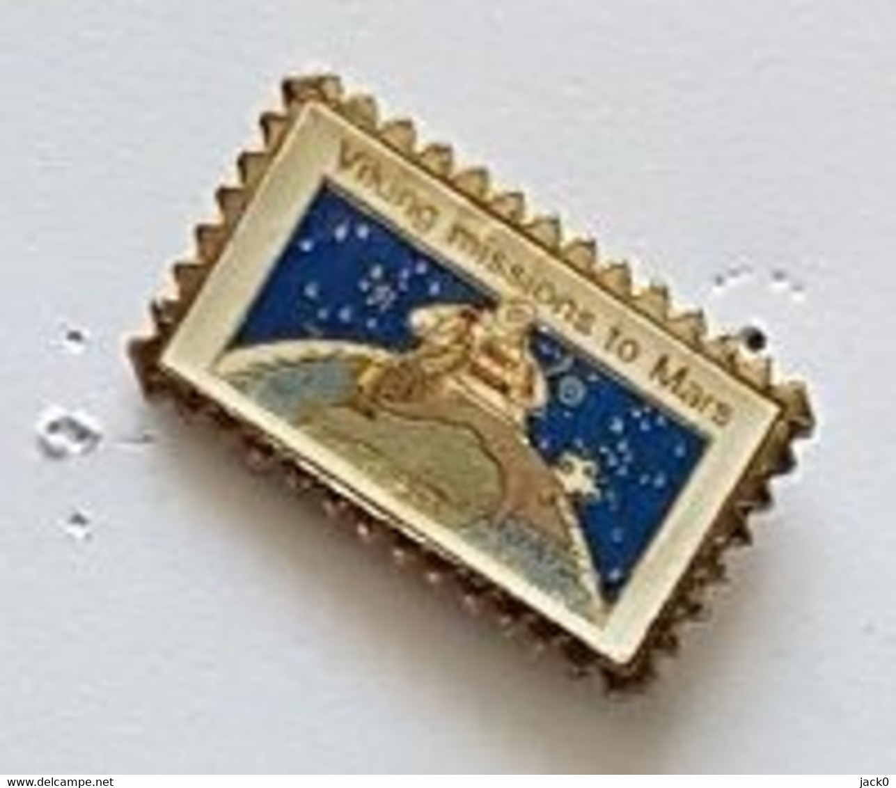 Pin's  Forme  Timbre  Spatial  Viking  Missions  To  Mars, U S A  15 C - Avions