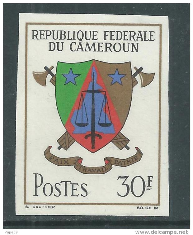 Cameroun  N° 455 Nd XX Armoiries Nationales,  Valeur Non Dentelée, Sans  Charnière,TB - Cameroun (1960-...)