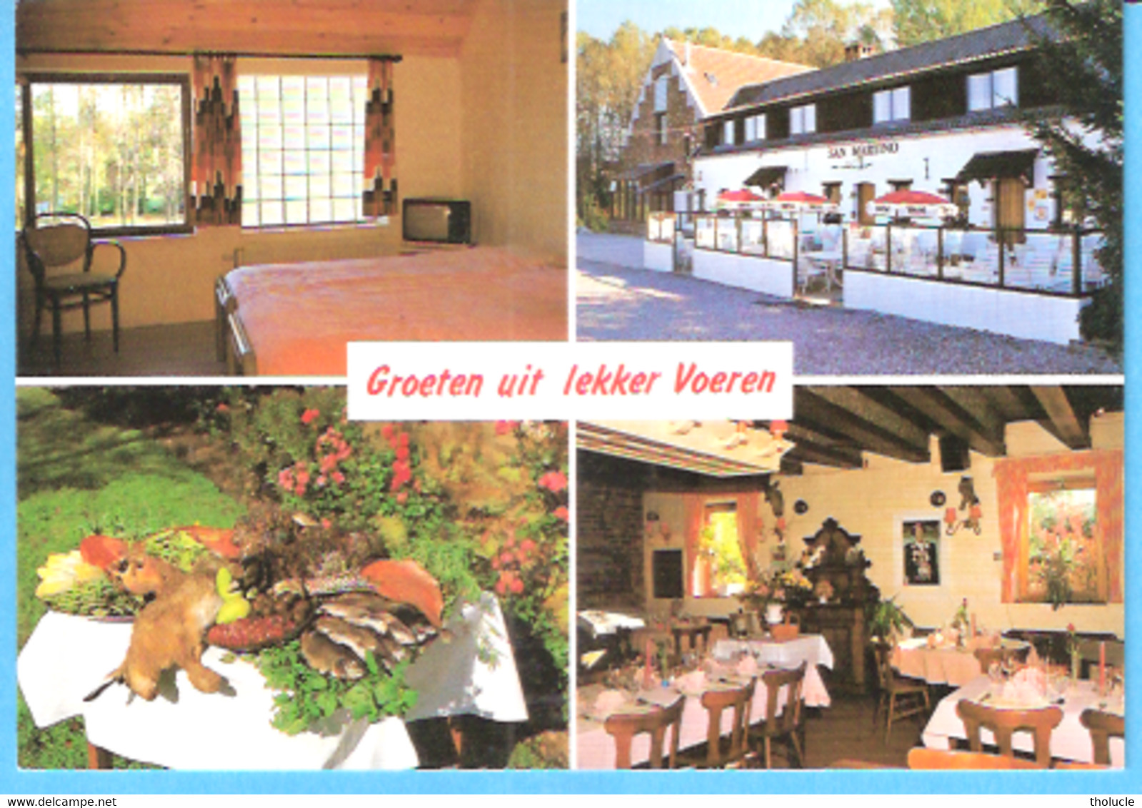 St.Maertens Voeren-Fourons Saint-Martin-+/-1970-San Martino-Hotel Restaurant (Nu Hostellerie "de Canterel" )-Publicité - Voeren