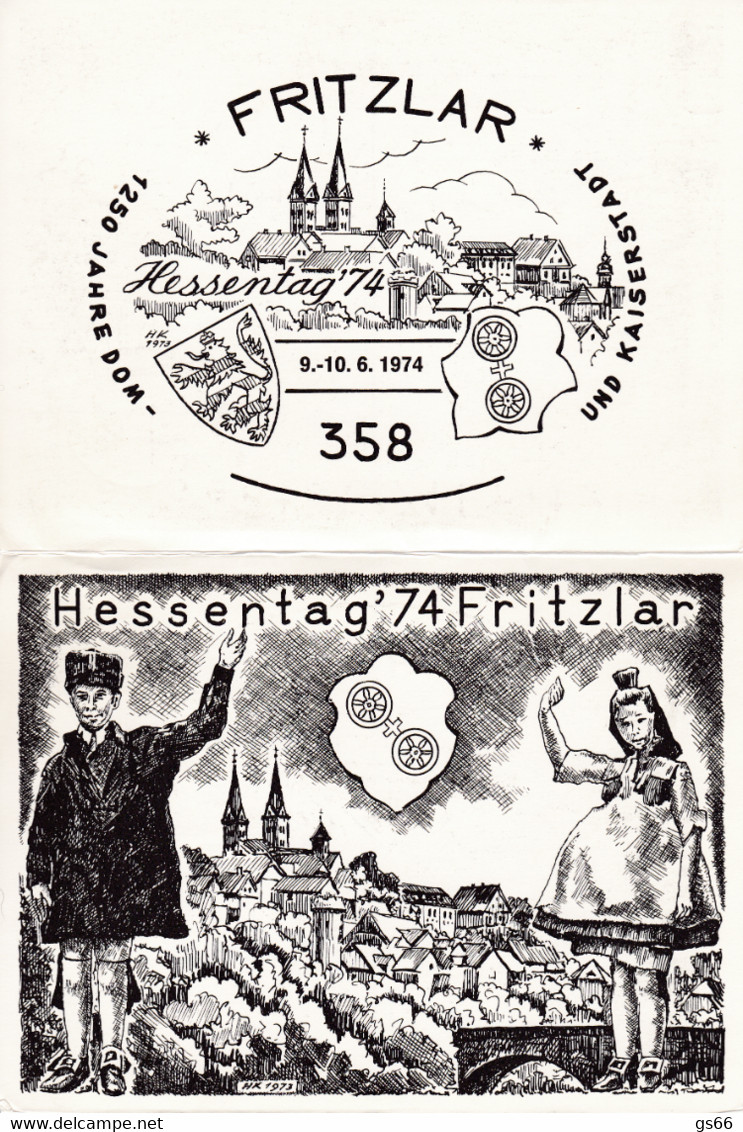BRD, PP 068 C2/002,  Unfall 30, POSTKARTE, HESSENTAG FRITZLAR - Private Postcards - Used