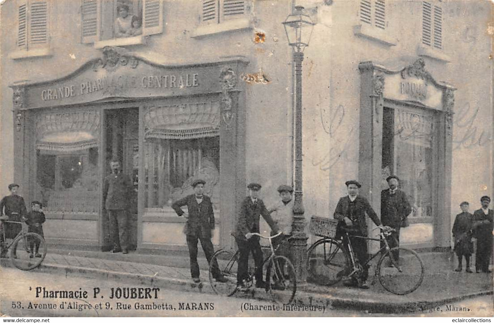 Marans           17          Pharmacie Joubert  Carte Assez Abimée     (voir Scan) - Sonstige & Ohne Zuordnung