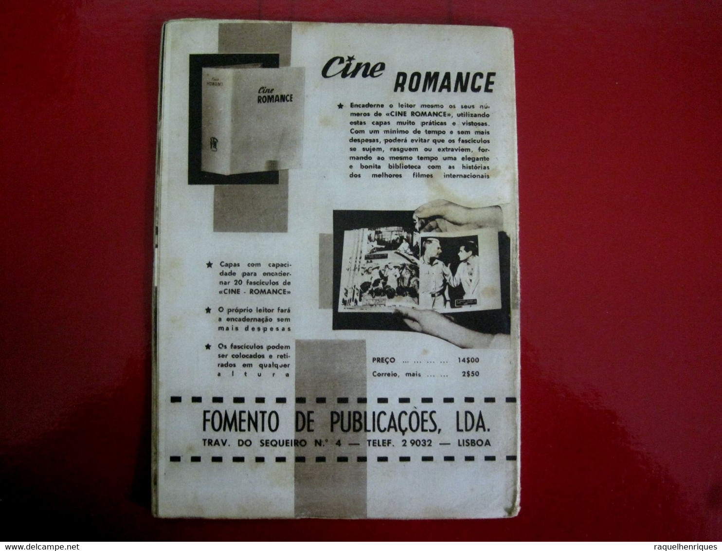 Four Girls In Town 1957 - George Nader, Julie Adams, Sydney Chaplin - PORTUGAL MAGAZINE - CINE ROMANCE Nº 20 - Revistas & Periódicos