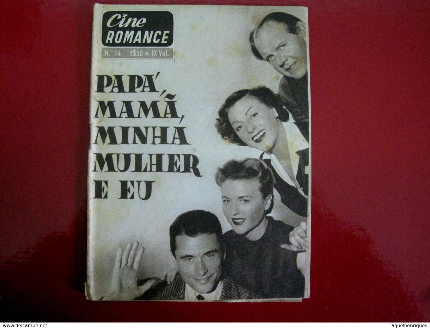 Papa, Maman, Ma Femme Et 1955 -  Robert Lamoureux, Gaby Morlay, Fernand Ledoux - PORTUGAL MAGAZINE - CINE ROMANCE Nº 14 - Revistas & Periódicos