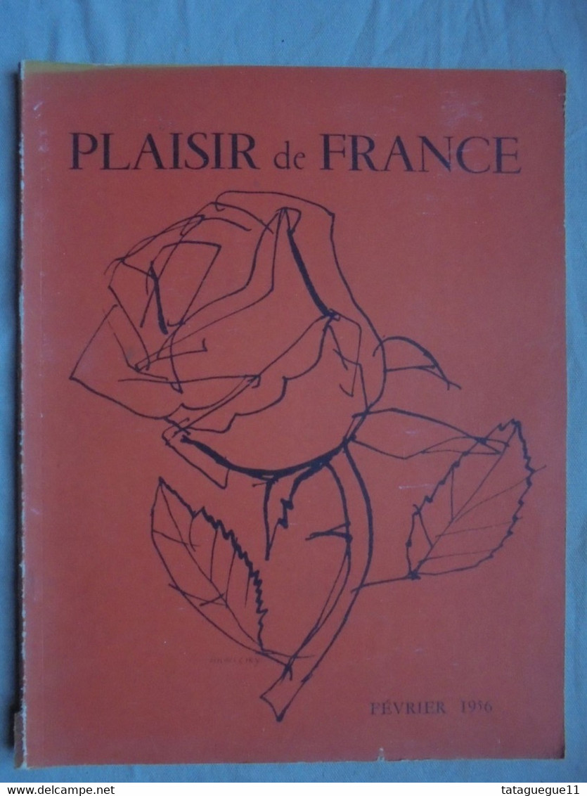 Ancien - Revue "Plaisir De France" Février 1956 - House & Decoration