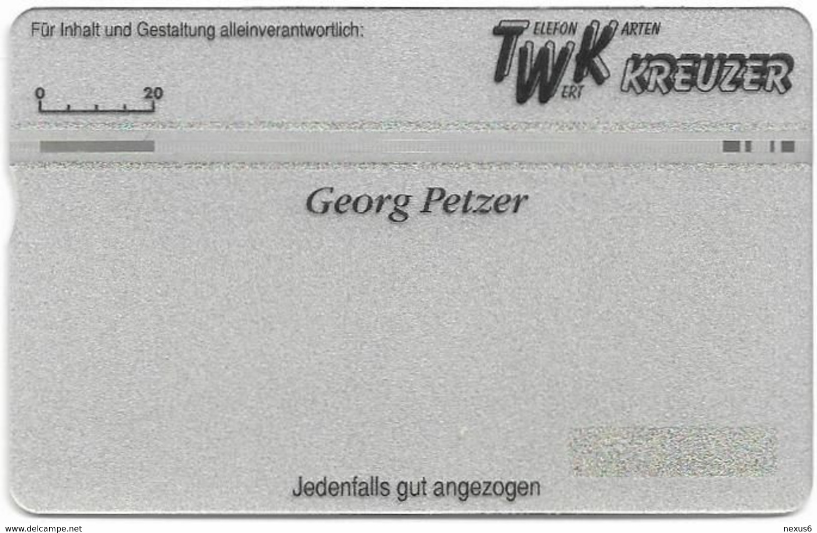 Austria - L&G - F Series - F478 - Kunst - Georg Petzer - 911L - 11.1999, 20öS, 760ex, Mint - Austria